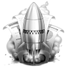 Rocketter Grey Icon 96x96 png